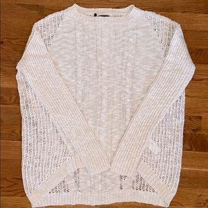Buffalo David Bitton Knitted Cream/ Tan Sweater